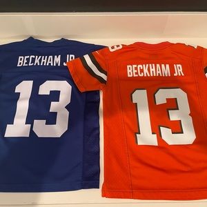 Odell Beckham Jr Football Jerseys - Browns and Giants - Youth Small - Sz 8
